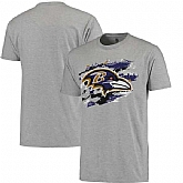 Men's Baltimore Ravens NFL Pro Line True Color T-Shirt Heathered Gray,baseball caps,new era cap wholesale,wholesale hats